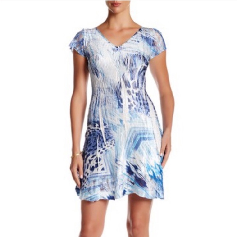 Komarov- Woman’s Lace Sleeve Day Dress